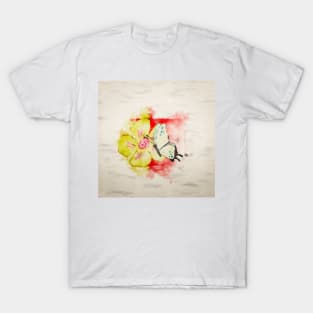 Butterfly and Flower Flew By! T-Shirt